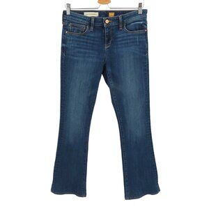 Pilcro and the Letterpress Women 28 STET Distressed Blue Denim Jeans Mid Rise